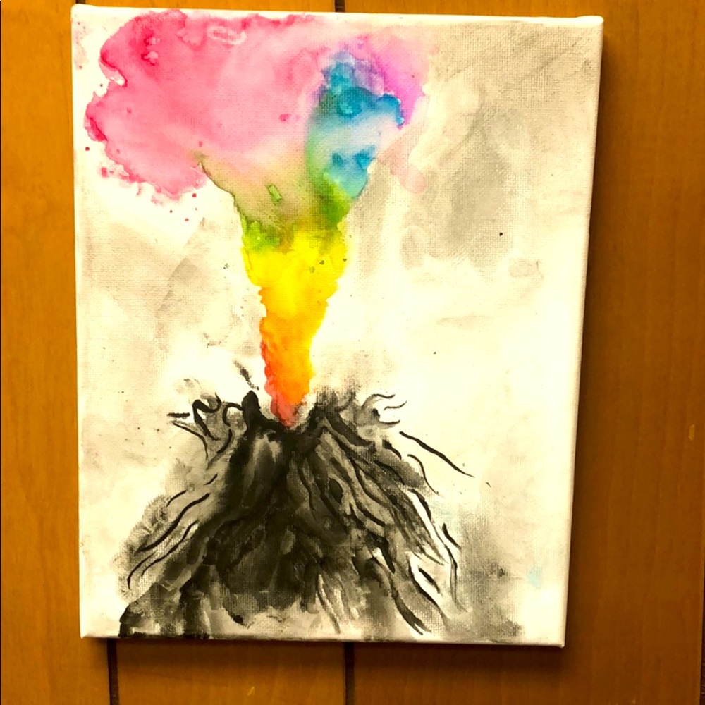 rainbow volcano
